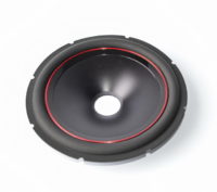 6.5 inch rubber surround injection pp speaker cone